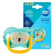 Smoczki uspokajające - Canpol Babies Silikonowy Smoczek Symetryczny 0-6m Exotic Animals Koala - miniaturka - grafika 1