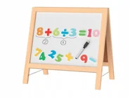 Tablice dla dzieci - Tablica kredowa, magnetyczna 40 x 40 cm Montessori Edukacyjna - miniaturka - grafika 1