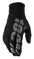 Rękawiczki rowerowe - 100%, Rękawiczki kolarskie, Hydromatic Waterproof Glove black, czarny, rozmiar L - miniaturka - grafika 1