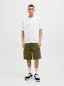 Koszulki męskie - Jack & Jones Koszulka w kolorze białym - miniaturka - grafika 1