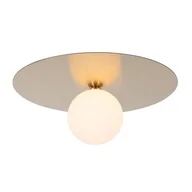 Lampy sufitowe - Italux Plafon lampa sufitowa Spoletto PLF-201923-1 Złoty Aluminium szkło PLF-201923-1 - miniaturka - grafika 1