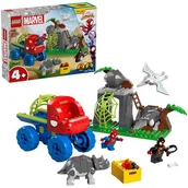 Klocki - LEGO 11199 Marvel Spider-Man Misja ratunkowa zespołu Spidey’ego w dinoterenówce - miniaturka - grafika 1