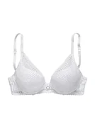 Biustonosze - s.Oliver Biustonosz push-up, biały, 80A - miniaturka - grafika 1
