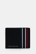Portfele - Tommy Hilfiger portfel skórzany męski kolor granatowy AM0AM12782 - miniaturka - grafika 1