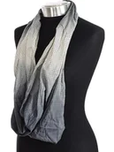 Apaszki i szaliki damskie - Buff Szal-koło w kolorze szarym - 65 x 47 cm - miniaturka - grafika 1