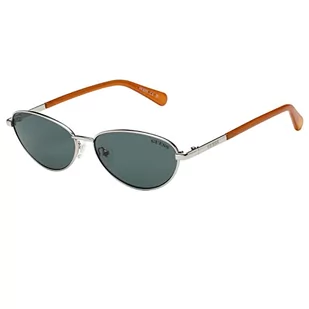 Guess Unisex GU8230 Okulary przeciwsłoneczne, Shiny Light niklowane, 57 - Okulary przeciwsłoneczne - miniaturka - grafika 1