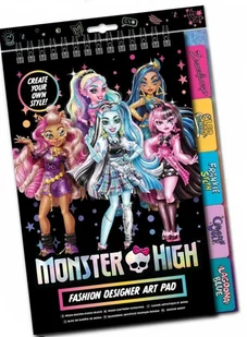 Rms, Monster High, Notes Projektantki Mody - Zabawki kreatywne - miniaturka - grafika 1
