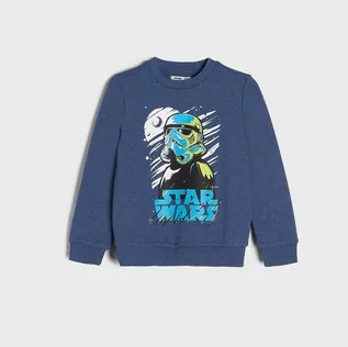 Swetry dla chłopców - Sinsay - Bluza Star Wars - Niebieski - grafika 1