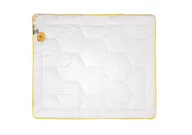 Kołdry - AMZ Szamotuły Kołdra Antyalergiczna 200x200 Satyna Bawełniana BEE SOFT Całoroczna 43FF-5168A - miniaturka - grafika 1