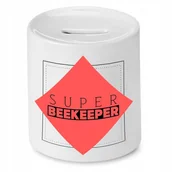 Skarbonki - SKARBONKA DLA PSZCZELARZA SUPER BEEKEEPER PREZENT z Nadrukiem ze Zdjęciem - miniaturka - grafika 1