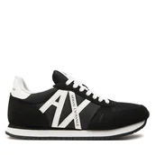 Sneakersy męskie - Sneakersy Armani Exchange XUX017 XCC68 K489 Czarny - miniaturka - grafika 1