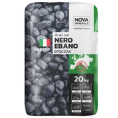 Pozostałe ozdoby ogrodowe - Otoczak NERO EBANO 25-40 mm 20 kg - miniaturka - grafika 1