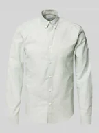 Koszule męskie - Koszula casualowa o kroju slim fit z listwą guzikową model ‘Oxford’ - miniaturka - grafika 1