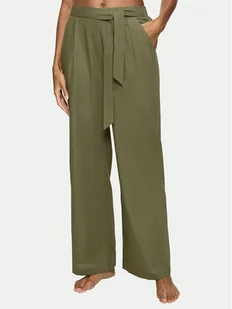 Triumph Spodnie materiałowe Summer 10222571 Zielony Relaxed Fit - Spodnie damskie - miniaturka - grafika 1