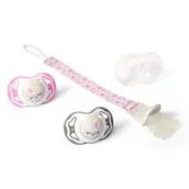Smoczki uspokajające - BabyOno BabyOno Smoczek symetryczny silikonowy królik 2szt 3-6m | szybka  | szeroki wybór smoczków uspokajających 1224/03 - miniaturka - grafika 1