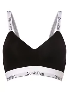 Calvin Klein - Damski biustonosz  z wypełnieniem, czarny - Biustonosze - miniaturka - grafika 1