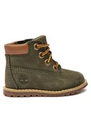 Buty dla chłopców - Timberland Trzewiki Pkey Pine 6In Boot TB1A1VOSA581 Zielony - miniaturka - grafika 1