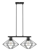 Lampy sufitowe - Vario lampa wisząca 2-punktowa czarna 40558 - miniaturka - grafika 1