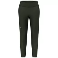 Spodnie sportowe damskie - Spodnie damskie Salewa Puez Hemp Tights W Rozmiar: L / Kolor: ciemnozielony - miniaturka - grafika 1