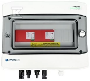 Rozdzielnica hermetyczna EMITER z ogranicznikiem przepięć DC Dehn 1000V typu 1+2, 2x łańcuch PV, 2x MPPT - Rozdzielnie elektryczne - miniaturka - grafika 1
