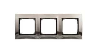 Simon KONTAKT- SIMON 54 INOX Ramka X3 DR3/61 - Klawisze i ramki - miniaturka - grafika 1