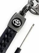 Breloki - Brelok Do Kluczy Samochodowy Toyota Metal Skóra - miniaturka - grafika 1