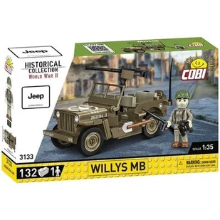 Klocki plastikowe COBI Historical Collection World War II Willys MB COBI-3133 - Klocki - miniaturka - grafika 1
