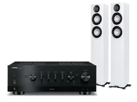 Zestawy stereo - Yamaha R-N1000A (czarny) + Carina FS247.4 (biały) - miniaturka - grafika 1