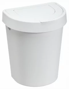 Plast Team Kosz Swing Bin 10l Biały 1357 - Kosze na śmieci - miniaturka - grafika 1