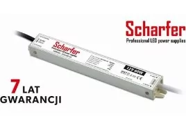 Zasilacz LED hermetyczny 150W 12V DC 12,5A 279x57x25mm SCHARFER 7lat gwarancji - Zasilacze i transformatory - miniaturka - grafika 1