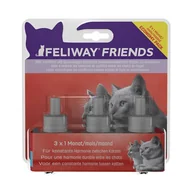 Suplementy i witaminy dla kotów - Ceva Animal Health Polska Sp z o.o Feliway Friends wkład uzupełniający 3x48 ml z feromonem C.A.P ECONOMY PACK 47389-uniw - miniaturka - grafika 1