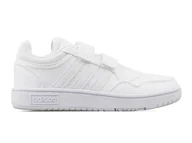 Buty dla dziewczynek - BUTY dziecięce ADIDAS HOOPS białe GW0436 rzep 33,5 - miniaturka - grafika 1