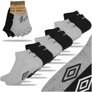Umbro Skarpety Męskie Stopki Trainer Bawełniane SK290 6 par 43/46 - Skarpetki męskie - miniaturka - grafika 1