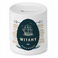 Skarbonki - Skarbonka na Powitanie w Pracy Idealne na Prezent z Nadrukiem ze Zdjęciem + Opakowanie na prezent (wzór 01) - miniaturka - grafika 1