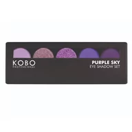 Cienie do powiek - Kobo Professional Purple Sky Paleta Magnetyczna 5 Cieni 9G - miniaturka - grafika 1