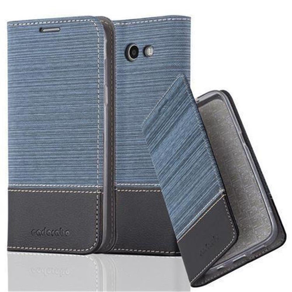 Cadorabo Etui do Samsung Galaxy J5 2017 Wersja amerykańska Etui ochronne w kolorze niebieskim Etui na telefon komórkowy Etui na książkę Etui na okładkę