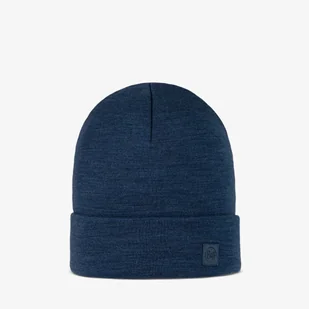 Czapka unisex Buff Merino Heavyweight Beanie solid night blue - ONE SIZE - Czapki damskie - miniaturka - grafika 1