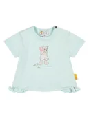 Kaftaniki dla niemowląt - Steiff Koszulka w kolorze błękitnym - miniaturka - grafika 1