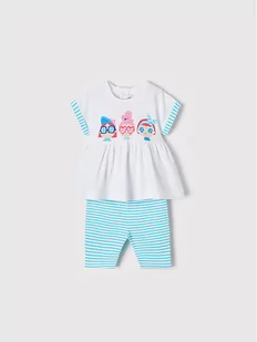Mayoral Komplet sukienka i legginsy 1239 Kolorowy Regular Fit - Sukienki - miniaturka - grafika 1