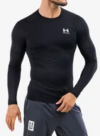 Bluzy sportowe męskie - Bluza Under Armour HG Armour Comp LS - black/white - miniaturka - grafika 1