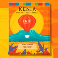 Kawa - Drip Bag Trip Coffee Kenia 11g - miniaturka - grafika 1