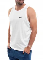 Koszulki męskie - Koszulka Męska Bez Rękawów 4F Sportowa Treningowa Bawełniana roz. M - miniaturka - grafika 1