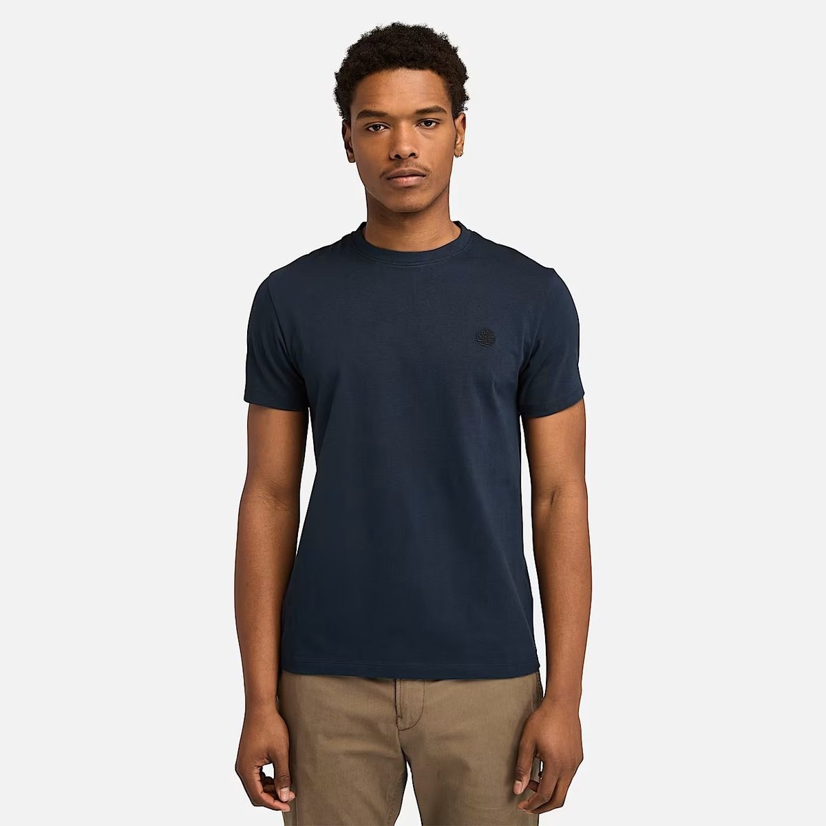 t-shirt uomo timberland tb0a2bprz021 dun-river dk sf/dk denim