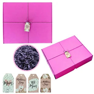 Pudełko Prezentowe na Dzień Matki na biżuterie upominek na prezent Wypełniacz Zestaw - Zestawy upominkowe - miniaturka - grafika 1