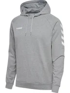 Bluzy męskie - Bluza sportowa z kapturem Hummel HMLGO Cottom Hoodie r. S - miniaturka - grafika 1