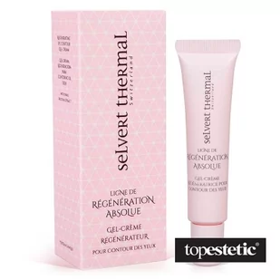 Selvert Thermal Selvert Thermal Regenerating Eye Contour Gel-Cream Żel-krem regenerujący na okolice oczu z ekstraktem wydzieliny ślimaka 15 ml - Kosmetyki pod oczy - miniaturka - grafika 1