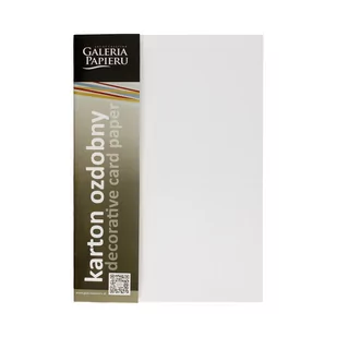 Karton ozdobny A4 180g Batyst biały (20) - Papier do drukarek - miniaturka - grafika 1