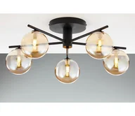 Lampy sufitowe - Jupiter 2047 - Żyrandol natynkowy PRATO 5xG9/10W/230V czarny/beżowy - miniaturka - grafika 1