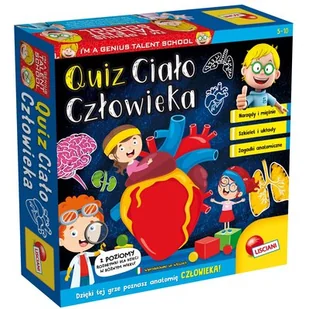 Lisciani Giochi Gra Im a Genius Quiz Ciało człowieka  OD 199 ZŁ! GXP-646576 - Mały naukowiec - miniaturka - grafika 1