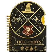 Pozostałe książki - Notatniki marki HARRY POTTER model Harry Potter Sorting Hat Spinner A5 Notebook Black Gold - miniaturka - grafika 1